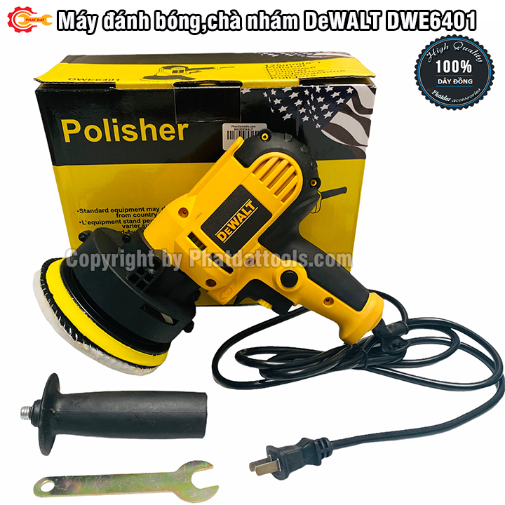 Máy đánh bóng ô tô,xe máy DeWALT DWE6401