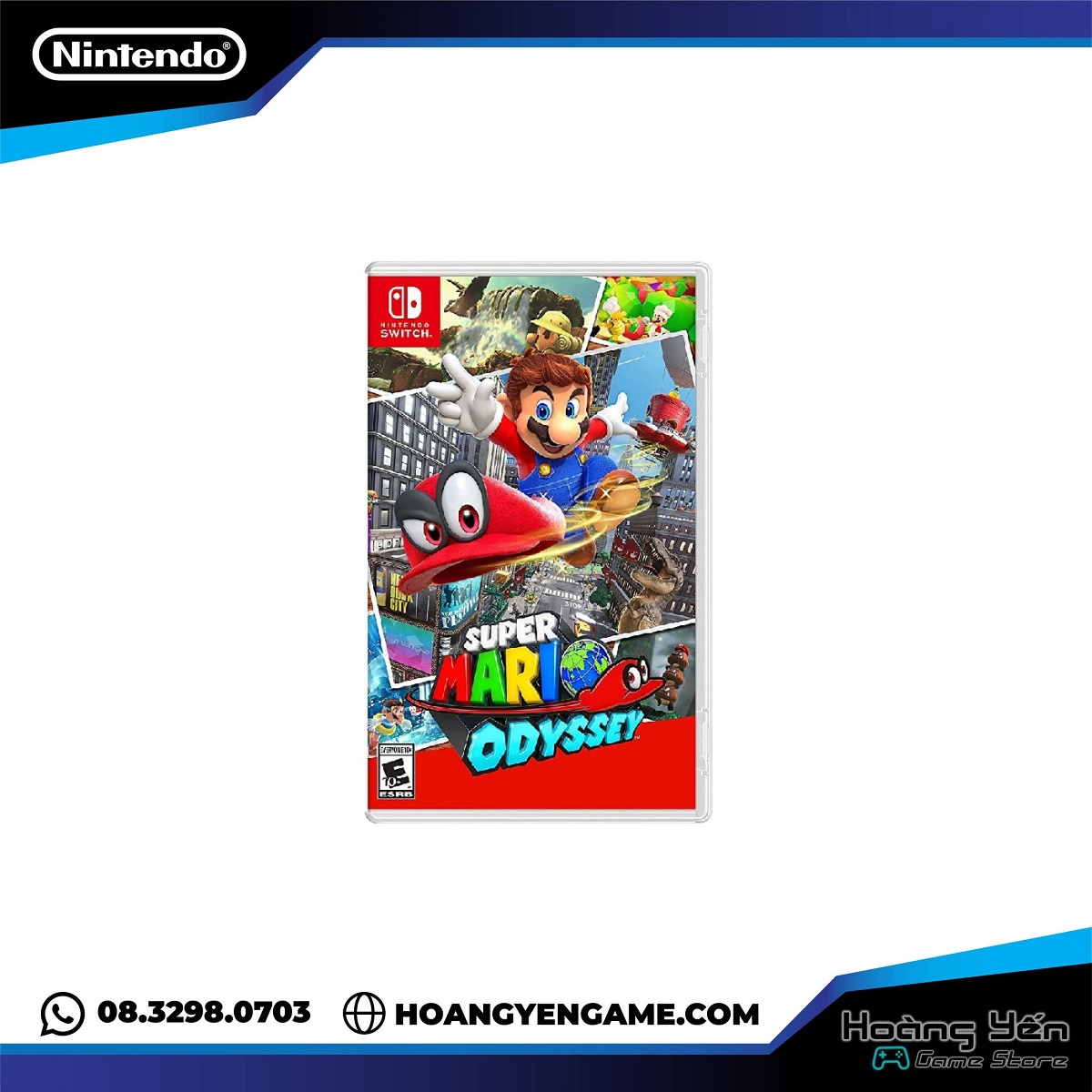 Super Mario Odyssey Nintendo Switch Game Card