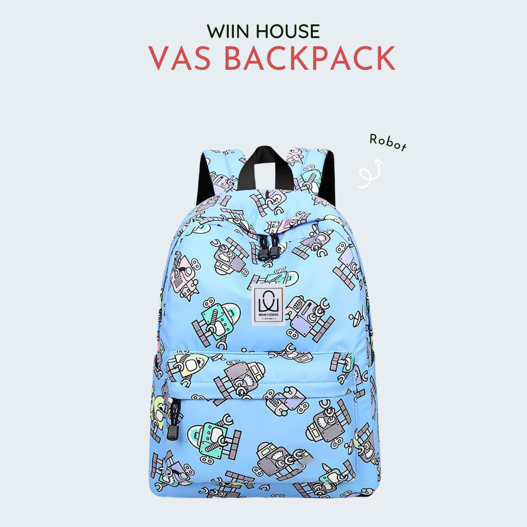 Wiin House-Balo Họa Tiết Wiin x Vas (Robot)