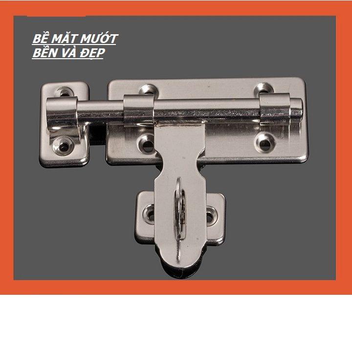 CHỐT CỬA BẰNG THÉP KHÔNG GỈ DẦY CHẮC CHẮN CHỐNG CẬY CỬA - 000756-757