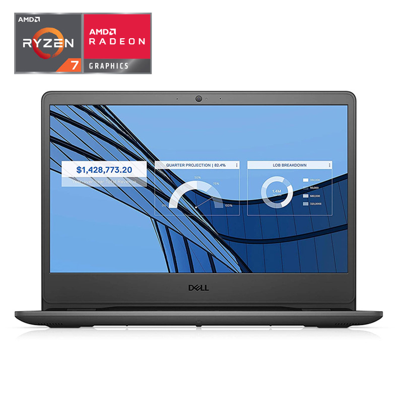 Laptop Dell Vostro 3405  (Ryzen 5 3500U/ 8Gb/512Gb SSD/14.0"FHD/VGA ON/ Win10/Black)