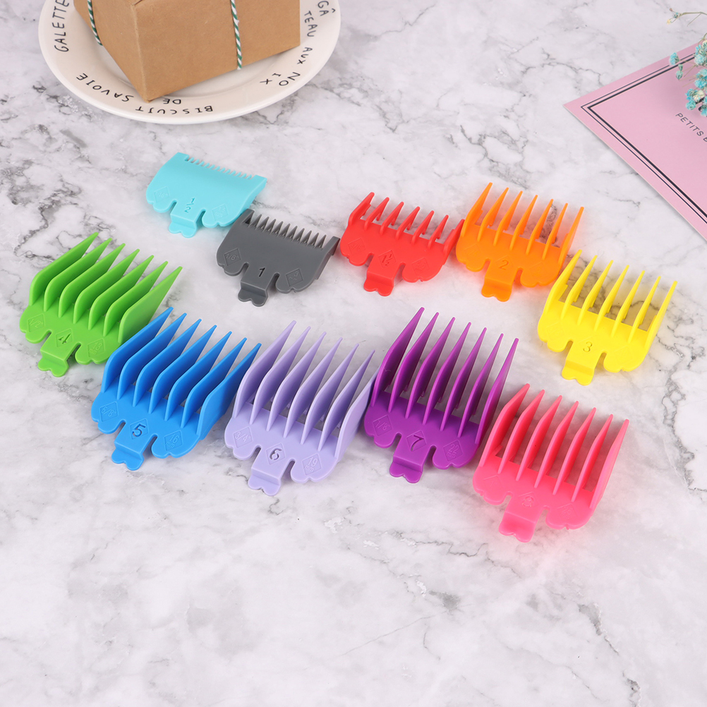 🔨 TOOL Bộ 10 chiếc Lược tạo kiểu cho tiệm cắt tóc lược cắt tóc giới hạn phụ kiện tông đơ