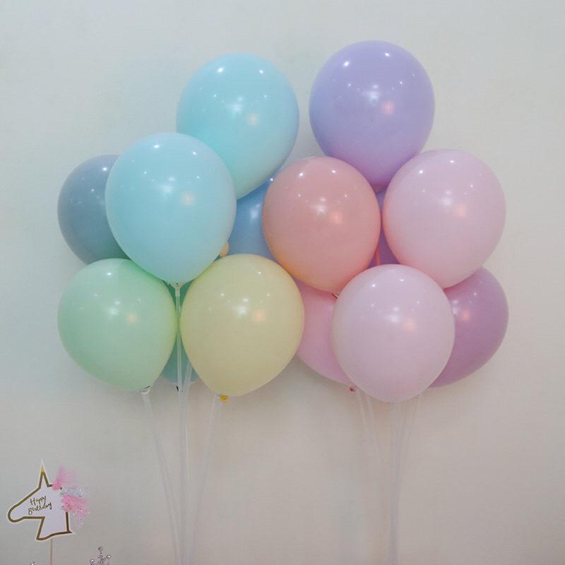 Bóng Bay Tròn Màu Pastel bịch 100 quả size 10 inch