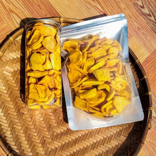 500g mít sấy, mít thái thơm mỏng giòn ngọt tự nhiên