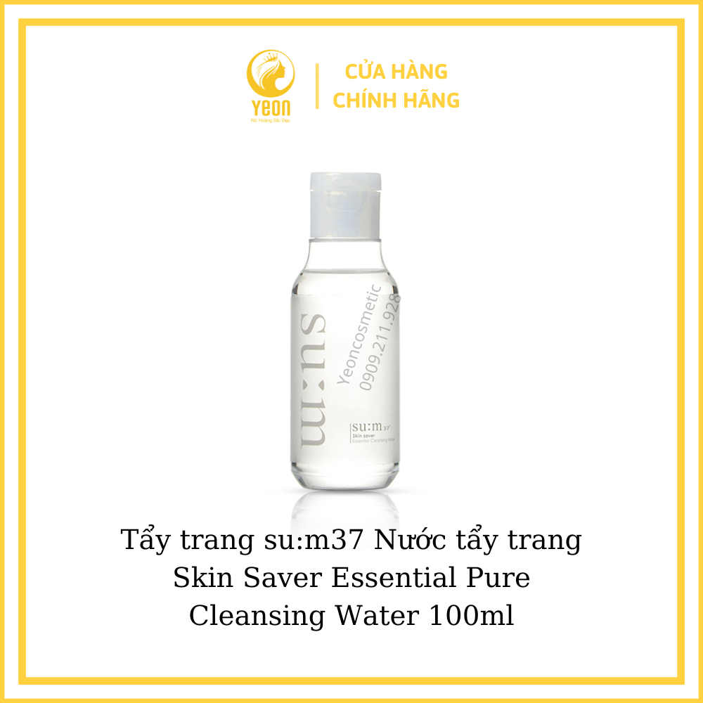 Tẩy trang su:m37 Nước tẩy trang su:m37 Skin Saver Essential Pure Cleansing Water 100ml
