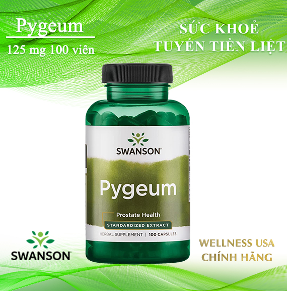 Swanson Pygeum hỗ trợ sức khoẻ tuyến tiền liệt đường tiết niệu bàng quang