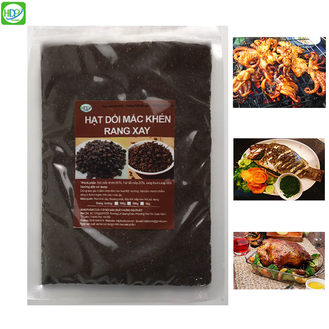 100g hạt dổi + mắc khén rang xay, gia vị cho món thịt nướng