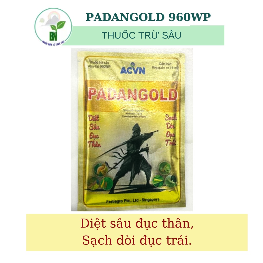 Th.uốc trừ sâu padangold 960wp - diệt sâu đục thân, sạch dòi đục trái