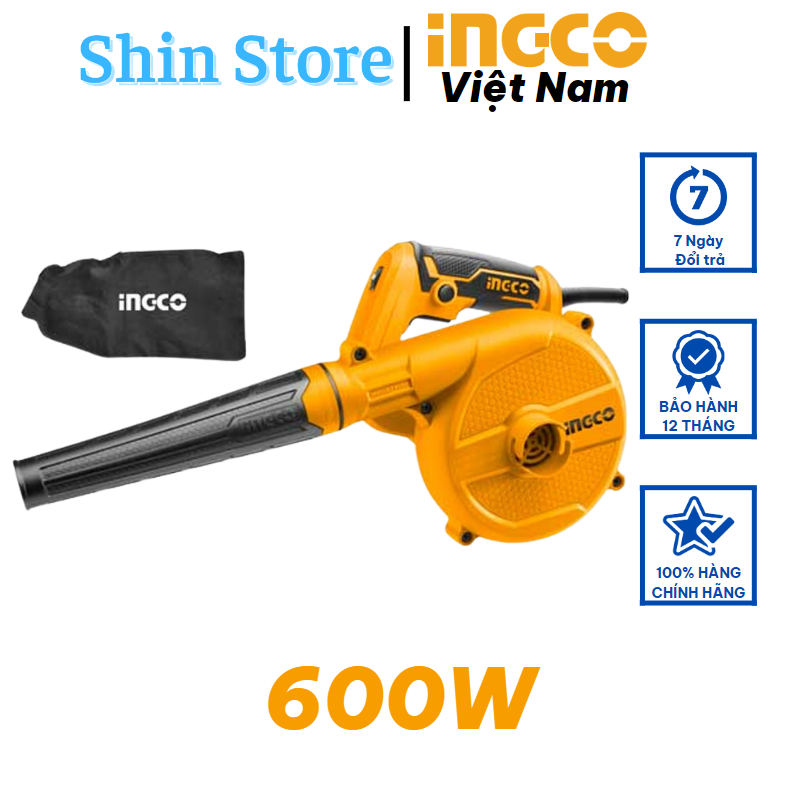 Máy thổi bụi ingco cầm tay 600w - shinstore