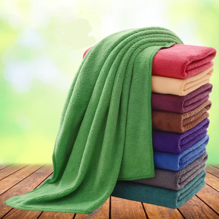 Khăn lau đa năng Microfiber mềm mịn, khăn lau xe thấm nước tốt chuyên dụng lau rửa ô tô, xe máy