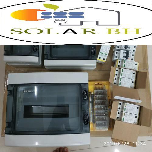 tủ  điện pin mặt trời nhựa ABS 12 WAY chứa 6 cp  siêu đẹp