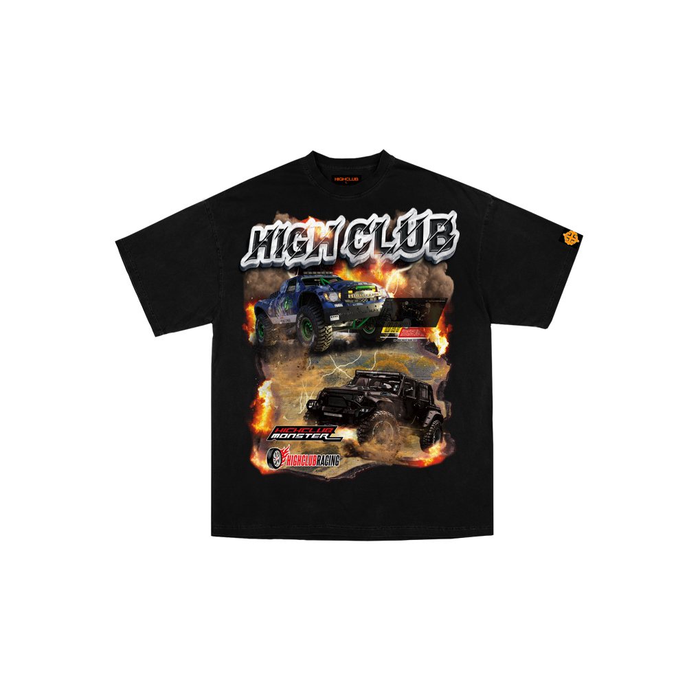 Áo thun Highclub Big Truck - Black/White