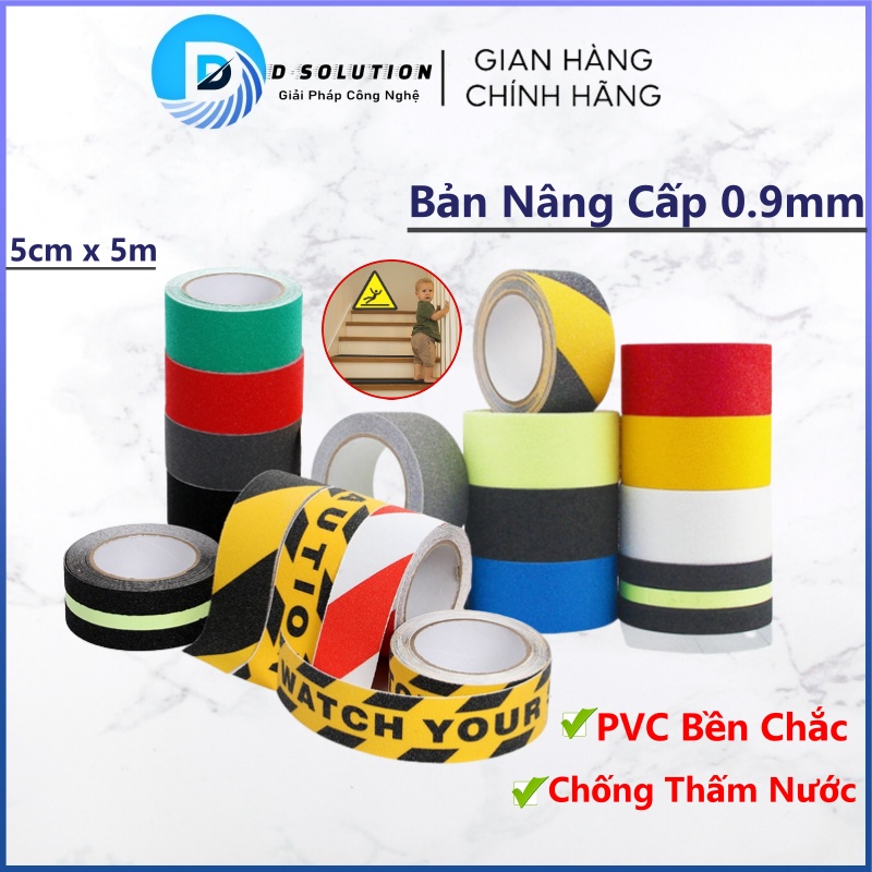 Băng keo nhám băng dính chống trượt cầu thang 5cm x 5m