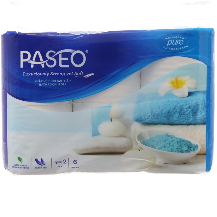 Giấy vệ sinh Paseo 6 cuộn (2 lớp)