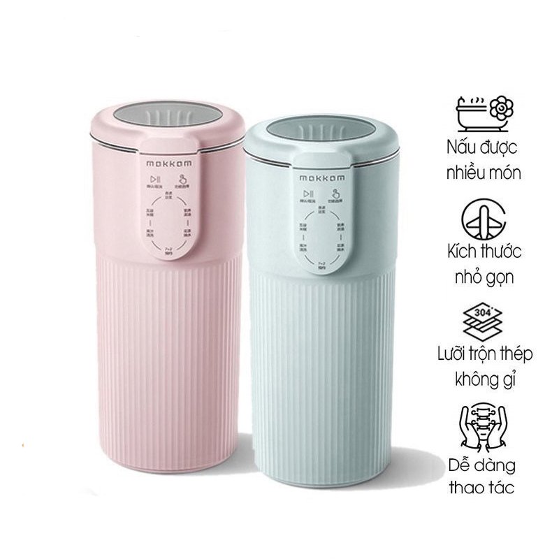 Máy làm sữa hạt mini mokkom