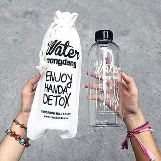 Bình detox nhựa 600ml
