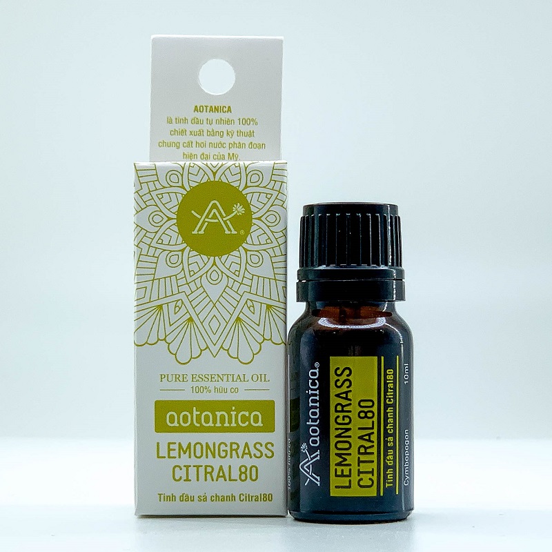 Tinh dầu sả phân đoạn Citral-80 Aotanica 10ml
