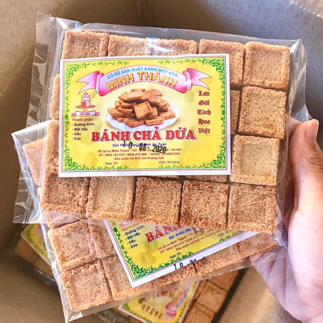 1 gói Bánh chả dừa nướng đặc sản Minh Thành - ăn vặt trở về tuổi thơ