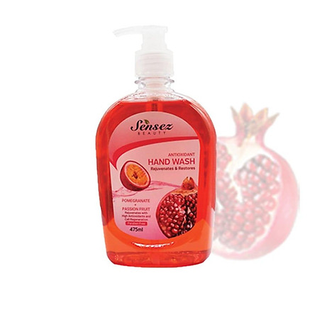 Nước rửa tay Sensez 475ml hương Lựu - hàng nhập Malaysia