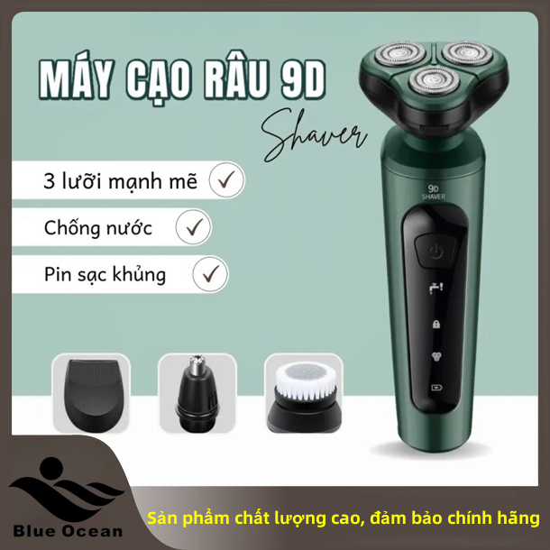 Máy cạo râu Xiaomi Máy cạo râu điện 9D Shaver máy cạo râu nam mini Máy cạo râu đa năng máy caoh râu dao cạo dâu nam máy cạo râu khô cầm tay