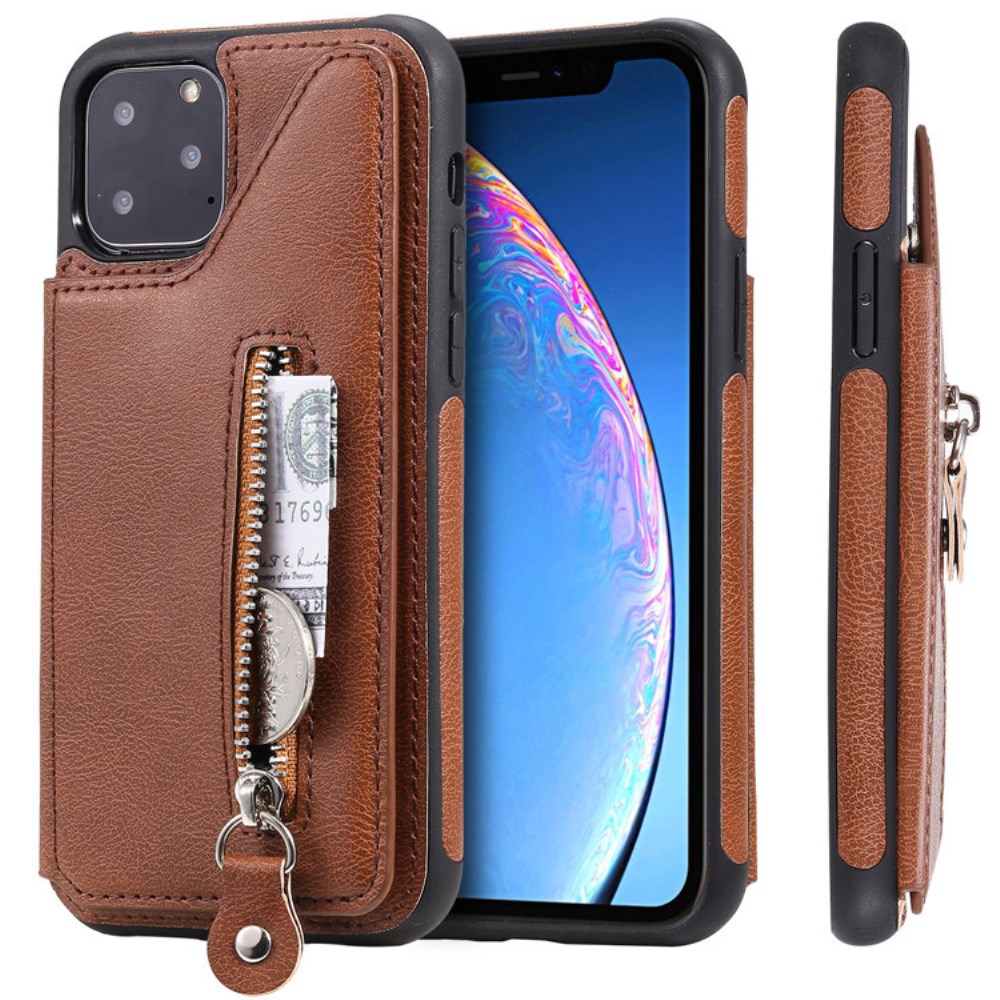 Ốp lưng da khóa kéo cho iPhone 11, 11Pro, 11 Pro Max rất đẹp và sang trọng