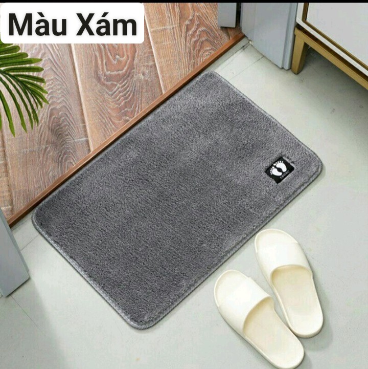 Thảm Len Mịn Bàn Chân Cao Cấp , Lau Chùi Chân Siêu Mềm Mại Giá Sỉ