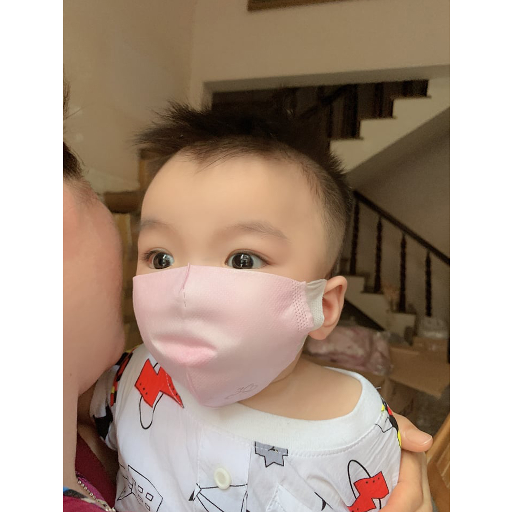 SET 10 KHẨU TRANG CHO BÉ HAPPY KID LỌC BỤI BẨN VI KHUẨN CHO BÉ - SAGOFA - HỘP 10 CÁI (GIAO MÀU NGẪU NHIÊN)