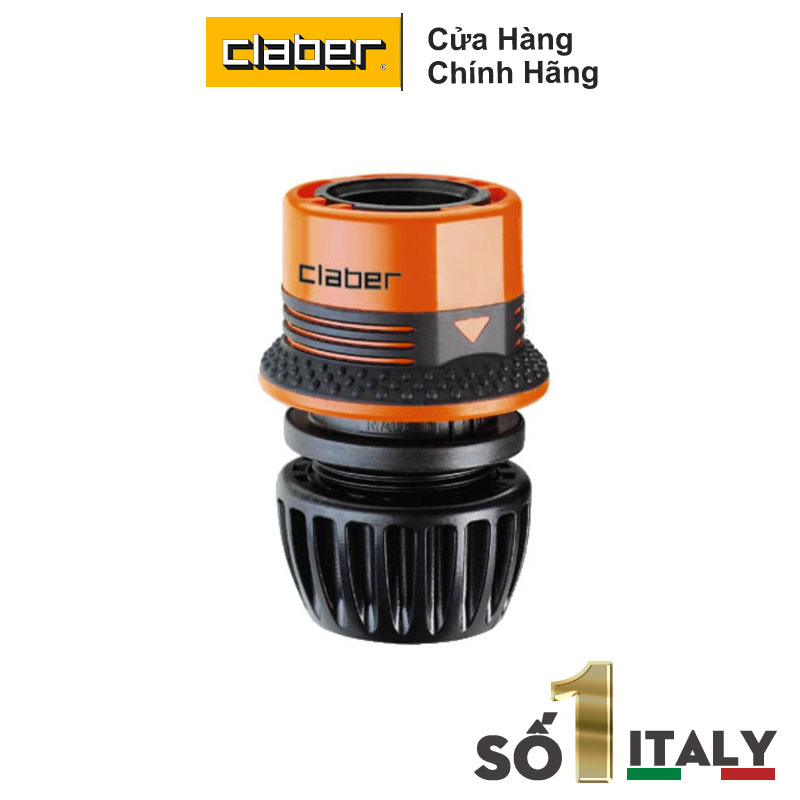 CÚT NỐI NHANH ĐA NĂNG CLABER ERGOGRIP 8542, Nhựa ABS, Kết Nối 2 Cỡ Ống 12-14mm