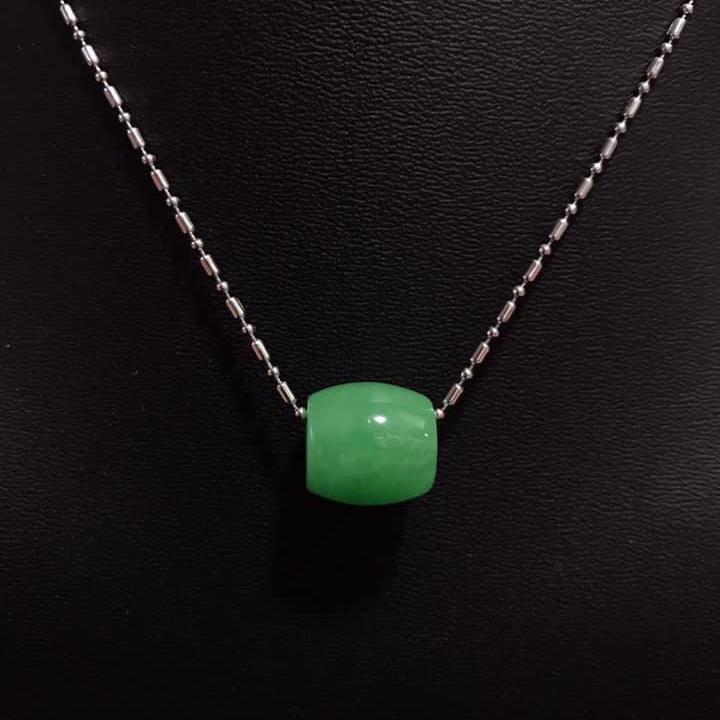 [HCM]LU THỐNG NGỌC CẨM THẠCH THIÊN NHIÊN - SIZE 13LY- TẶNG KÈM DÂY ĐEO