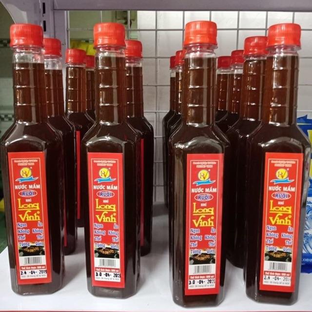 Combo 02 chai nước mắm rươi Long Vinh 500ml/Chai - Đặc sản Trà Vinh. Ngon không thể tưởng, ăn không thể quên