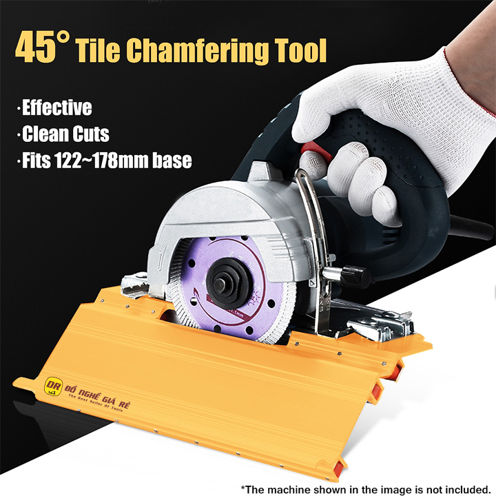 Tấm Đế Máy Cắt Gạch Bàn Cắt Mòi Gạch Máy Cắt Góc Máy Líp Cạnh Gạch 45 Độ Dụng Cụ Cắt Mép Gạch Đá Lát Nền