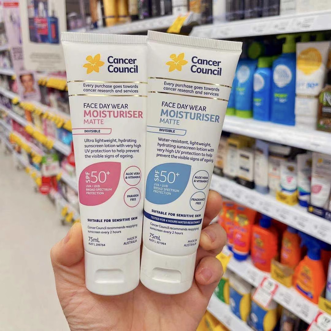 Kem Chống Nắng Cancer Council Face Day Moisturizer Dưỡng Ẩm Dành Cho Da Mặt SPF50+ 75ml【Gửi hàng từ Việt Nam
