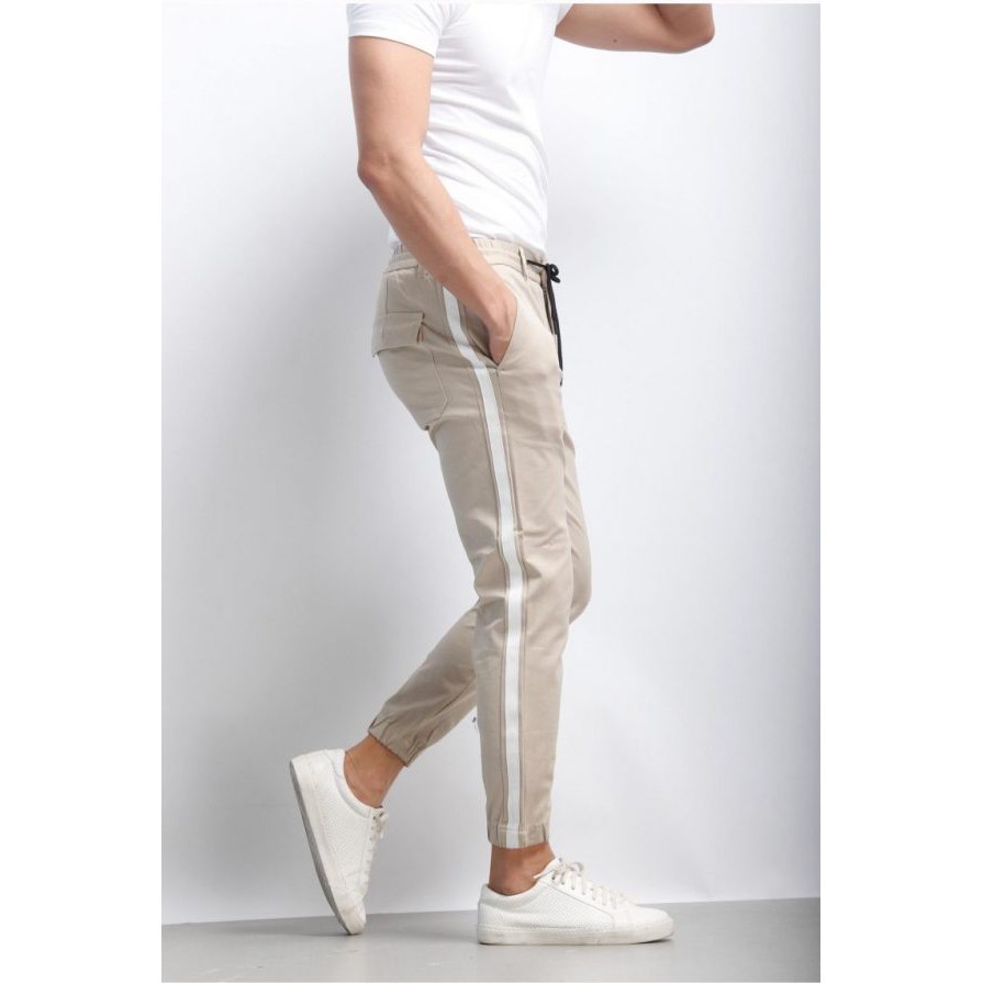 [HCM]Quần Jogger Kaki Co Giãn Nam Nữ Chất Mềm Mịn Thoáng Mát - Quần Thể Thao Kaki Co Giãn Nam Nữ Thu Đông