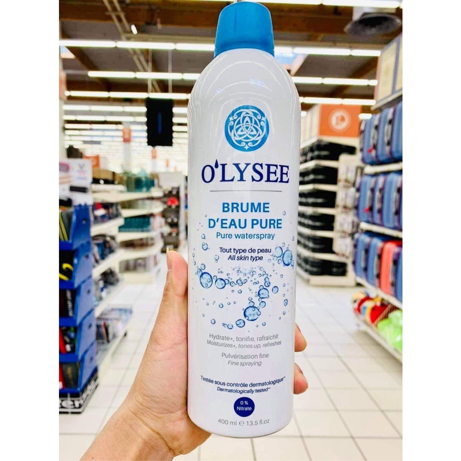 Xịt khoáng O'lysee Pháp 400ml