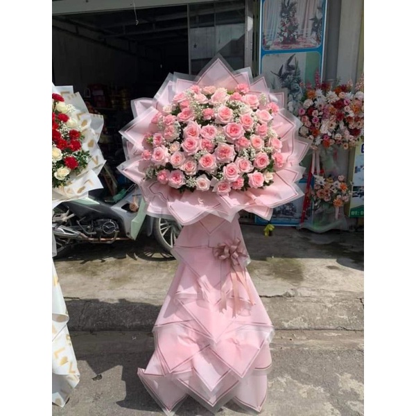 🌼Giấy Bó Hoa🌼 Giấy bóng viền trắng