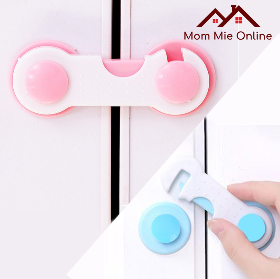 [HCM]Bộ 2 chốt Khóa cửa tủ ngăn kéo - loại ngang