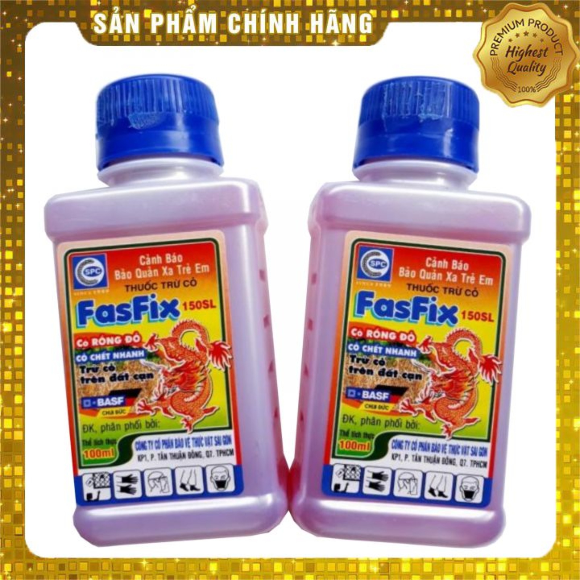 Thuoc trừ cỏ sinh học trên đất cạn FASFIX 150SL (100ml)