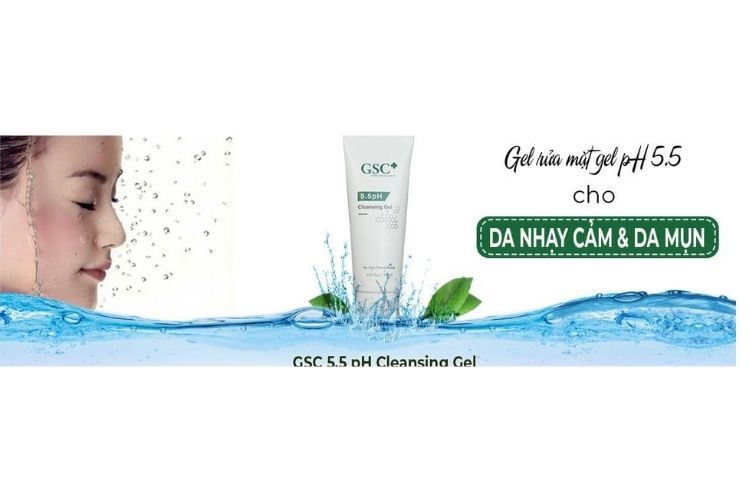 Sữa rửa mặt cho da nhạy cảm da dầu mụn GSC Hàn Quốc