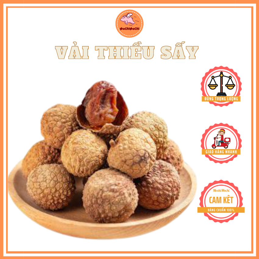 Vải Thiều sấy chuẩn Lục Ngạn Bắc Giang vụ mới 1 KG - Vải khô