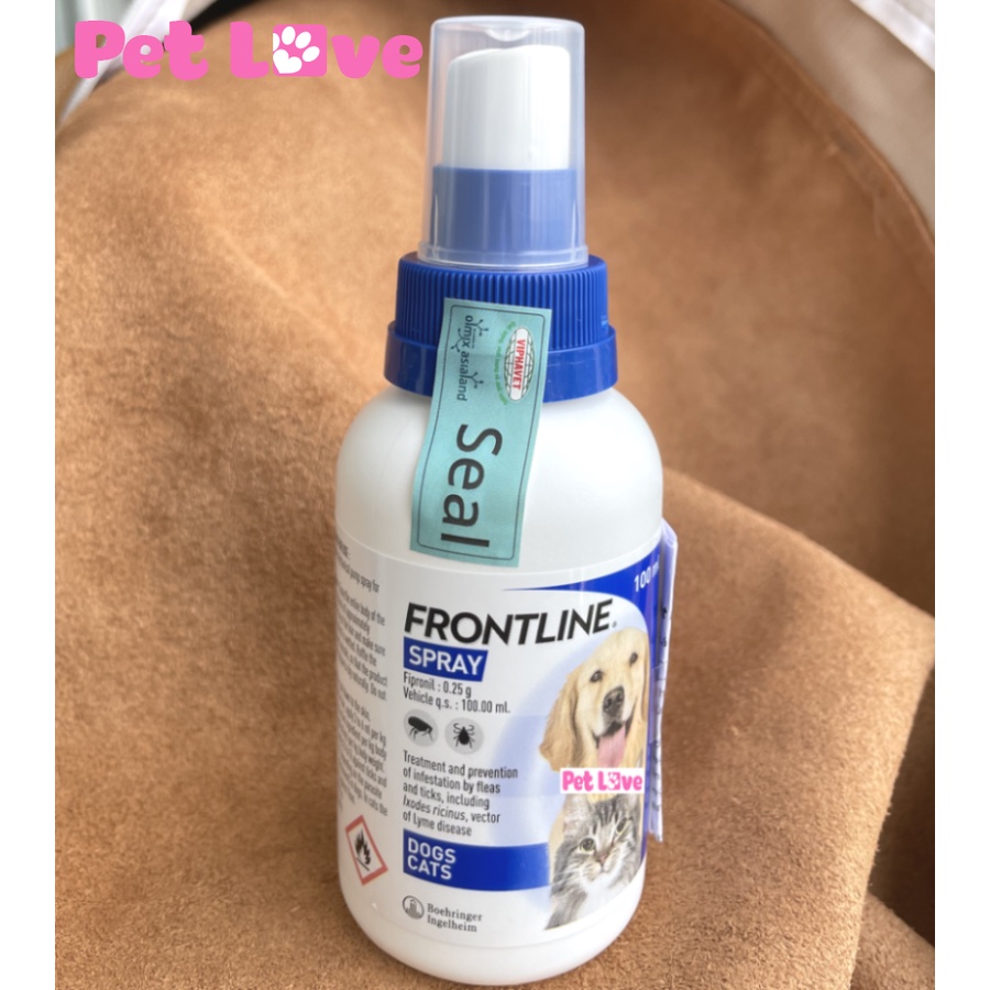 Frontline Spray xịt diệt ve rận, bọ chét chó mèo (Pháp, mẫu mới)