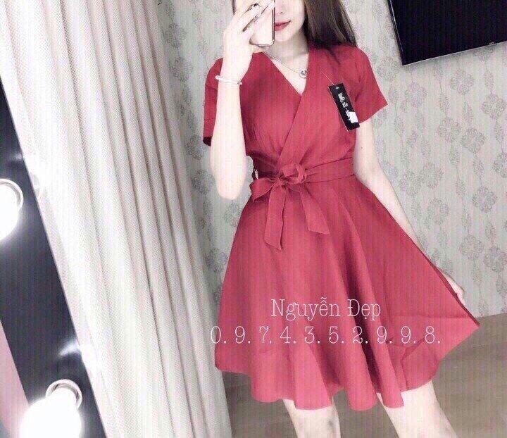 Đầm dáng xòe dự tiệc nữ phong cách