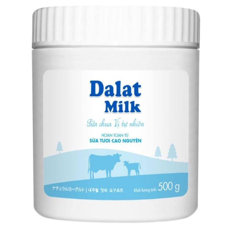 Sữa chua Dalatmilk 500g không đường / có đường