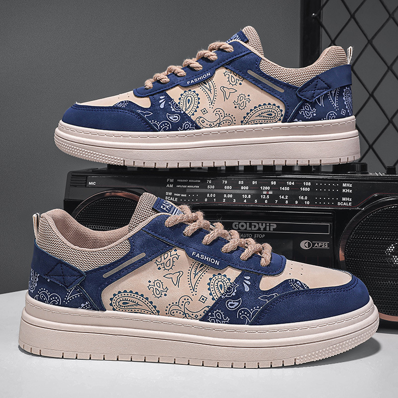 Giày Nam hoạ tiết cực chất, giày thể thao nam cổ thấp mã LX3 size 39-44