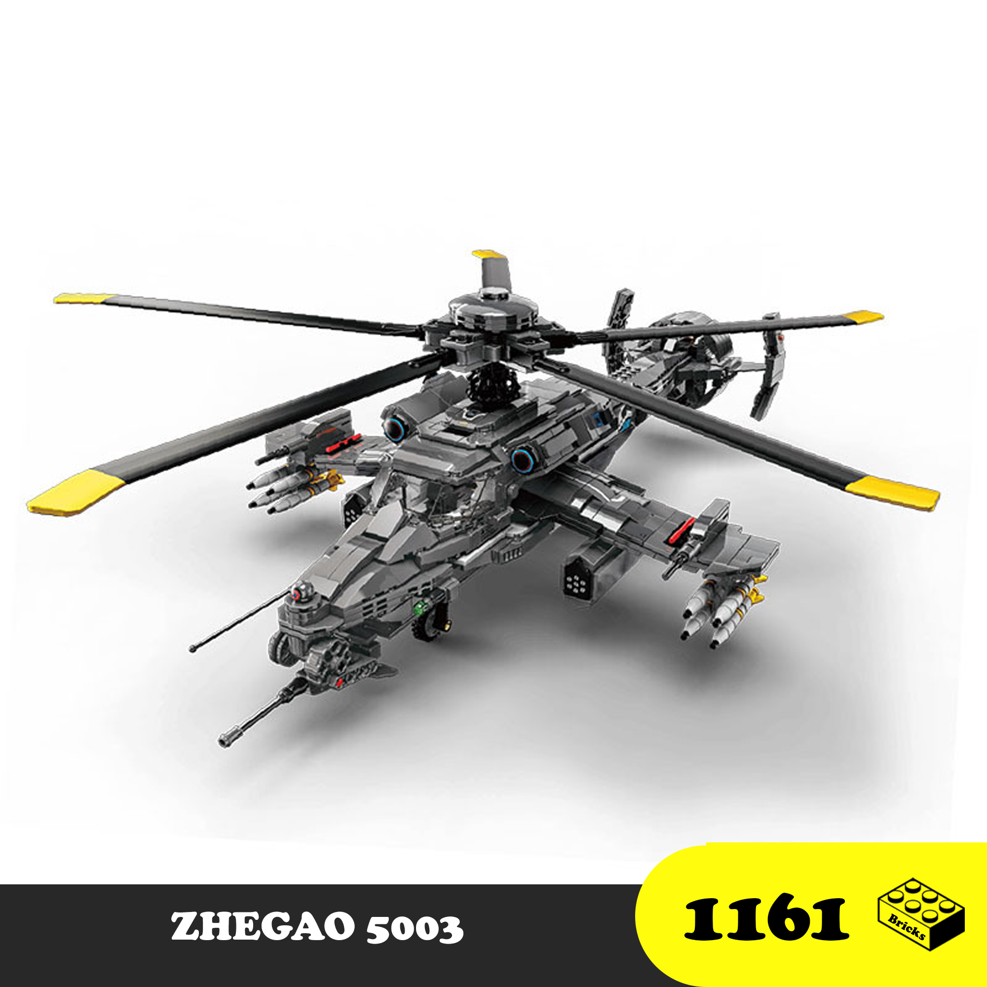 Đồ chơi lắp ráp star war - xếp hình thông minh zhegao 5003 trực thăng hỏa lực - mô hình trí tuệ 1161 mảnh ghép