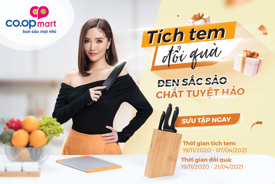 [HCM]50 Tem Đổi Quà Siêu Thị CoopMart Bộ Dao Kéo Siêu Hot Năm 2020