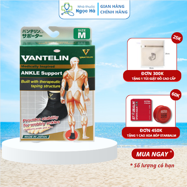 Băng Bảo Vệ Khớp Cổ Chân Vantelin Ankle suport nhiều size
