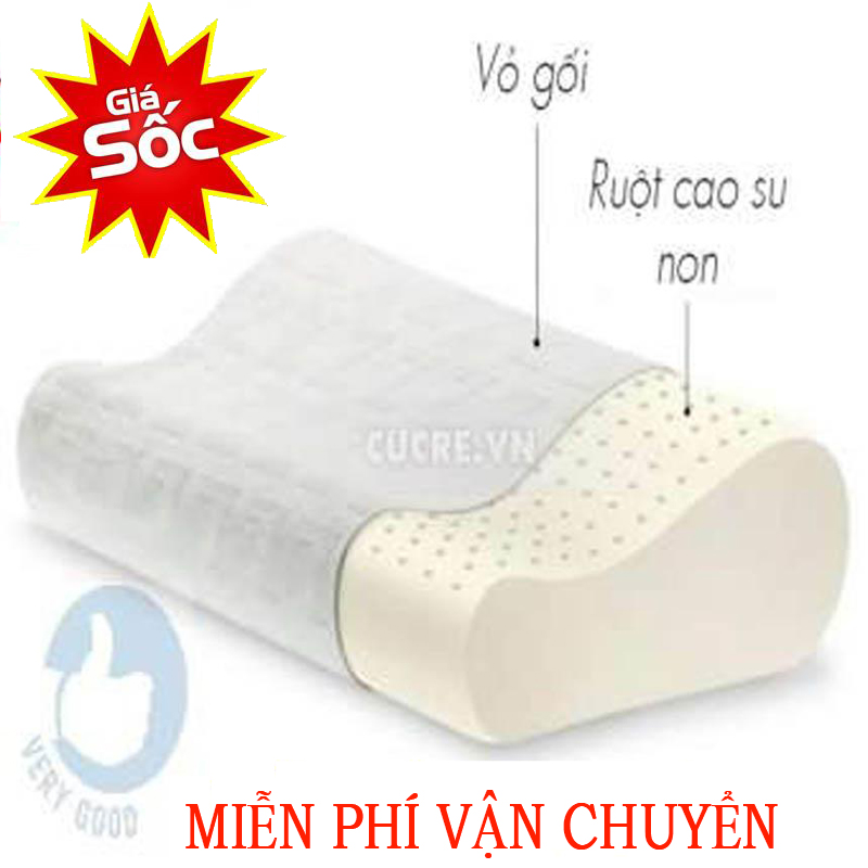 [HCM]Gối Ngủ Chống Gáy Cao Su Non Nhật BảnThành Phần 100% Cao Su Tự NhiênCAO SU NON TỰ NHIÊN SIÊU ÊM ÁI THOÁNG KHÍ CHỐNG ĐAU MỎI VAI GÁY CÂN BẰNG CUỘC SỐNGBảo Hành 1 năm