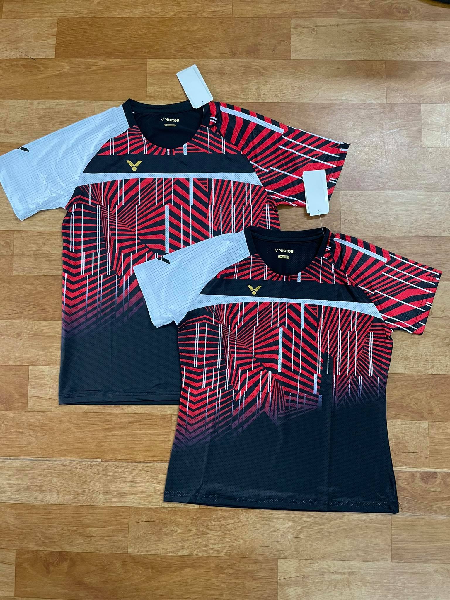 Áo cầu lông Victor 001 đen