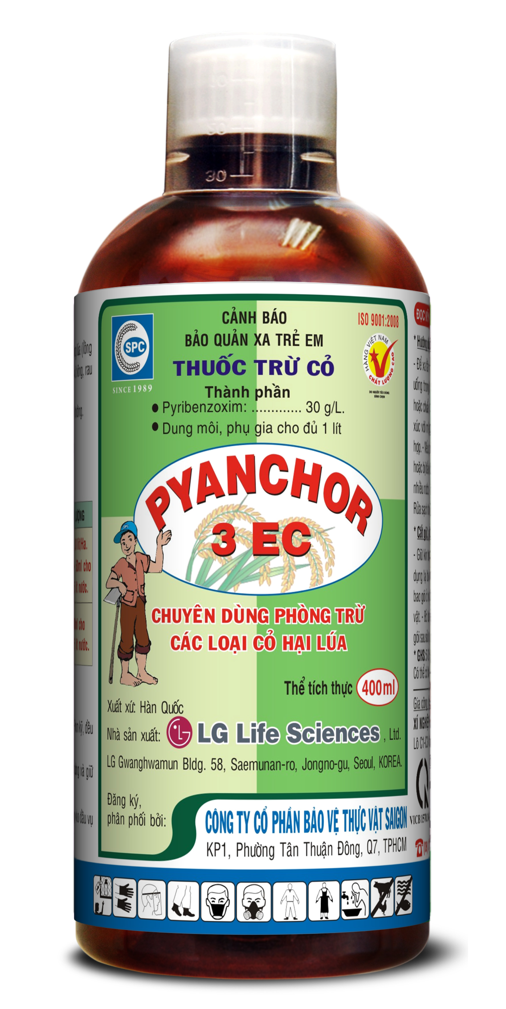 Thuốc trừ cỏ lúa PYANCHOR 3EC 400CC