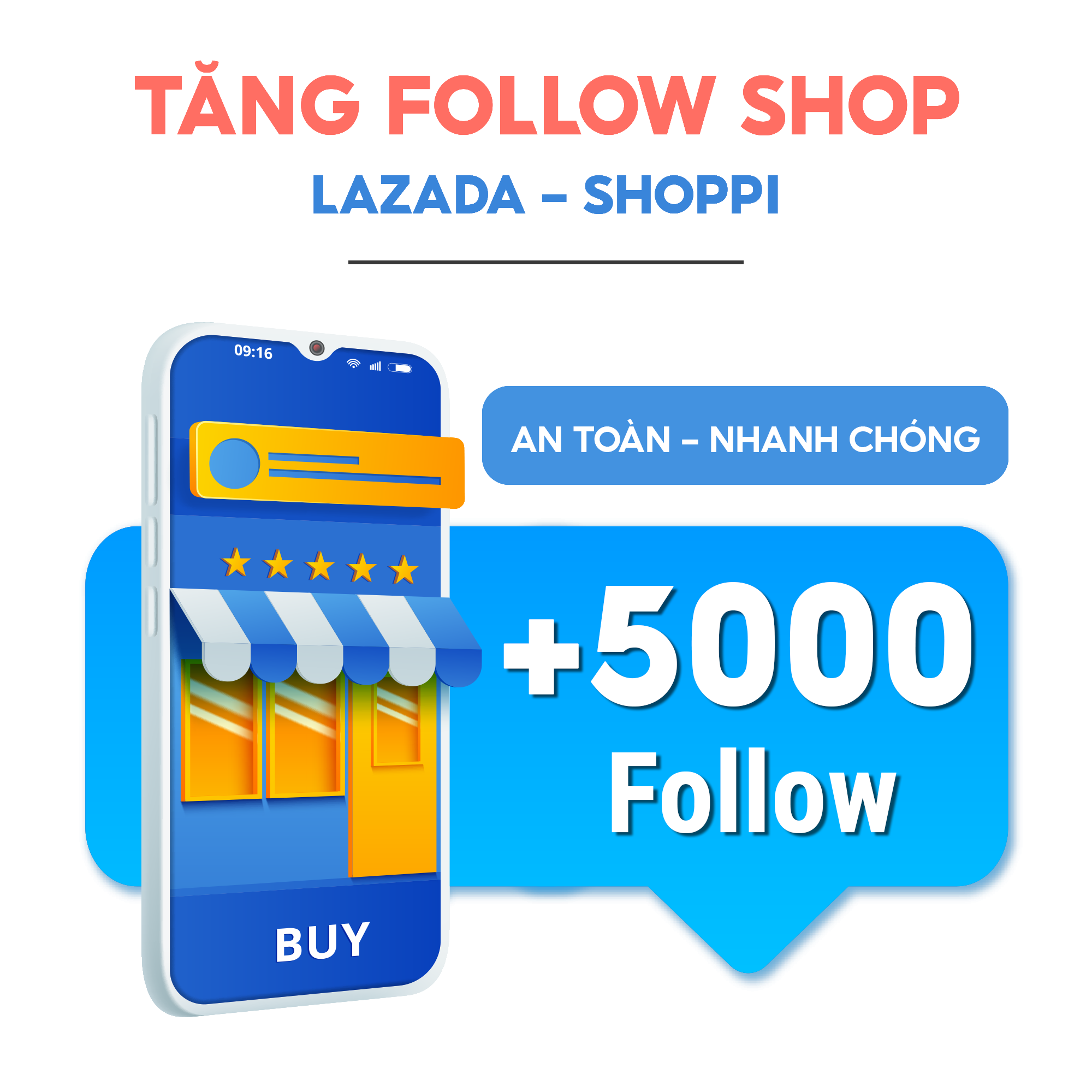 Gói Tăng 5000 Follow - Dịch Vụ Tăng Follow Shop Lazada - Shoppi. Nhanh Chóng, An Toàn, Hiệu Quả - Skydes